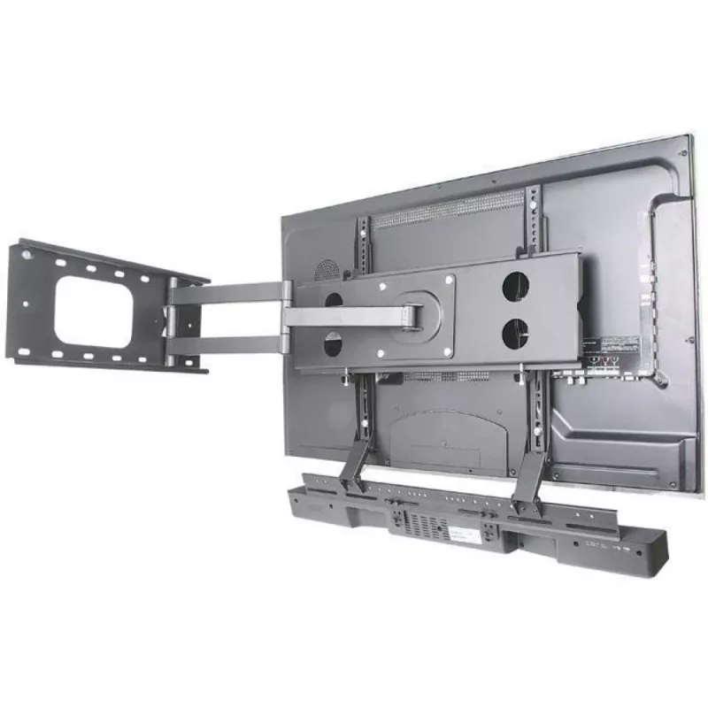 Techly Soporte para barra de sonido de 10kg para TV o Soporte TV Negro ICA-PLB 102S
