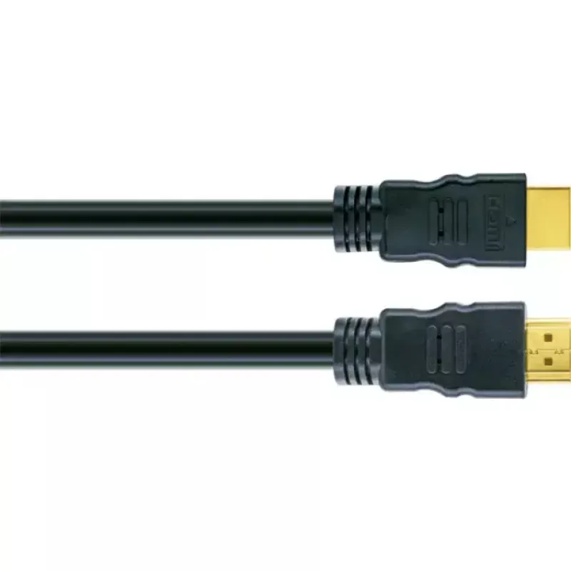 Cable HDMI SCHWAIGER HDM100 013 — 10 m, HDMI Type-A macho-macho, contactos dorados, negro