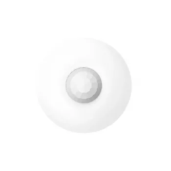 Detector de movimiento Hikvision DS-PDCL12-EG2-WE sensor infrarrojo pasivo (PIR) inalámbrico montaje en techo blanco