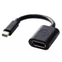 Adaptador de cable de vídeo DELL 470-13627 0,203 m 20-Pin DisplayPort FM Apple Mini-DisplayPort M Negro