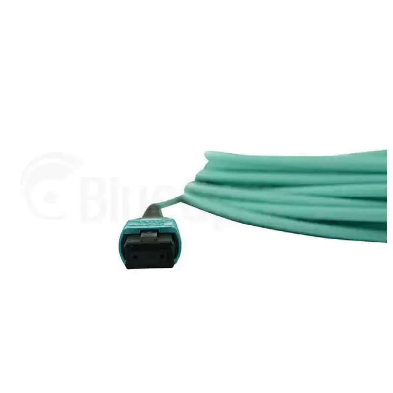 Cable de fibra óptica BlueOptics 9380014-10M MPO a 4x LC, 10 m, OM3, aqua