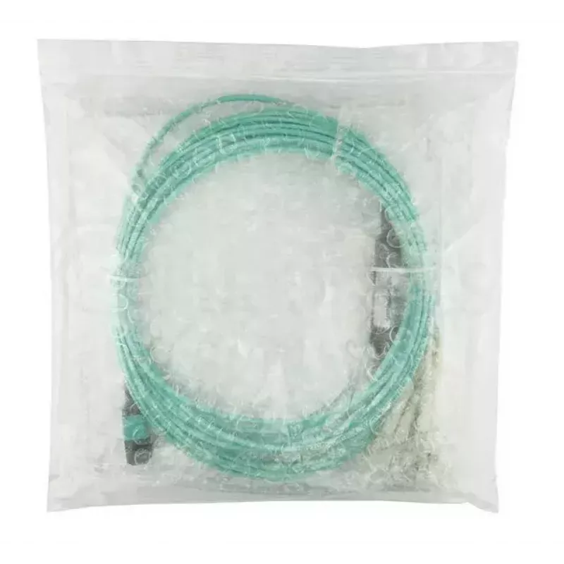 Cable de fibra óptica BlueOptics 9380014-10M MPO a 4x LC, 10 m, OM3, aqua