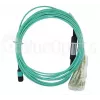 Cable de fibra óptica BlueOptics MTP-4LC-M10M 10 m OM3 MTP a 4×LC dúplex completo
