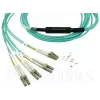 Cable de fibra óptica BlueOptics MTP-4LC-M10M 10 m OM3 MTP a 4×LC dúplex completo