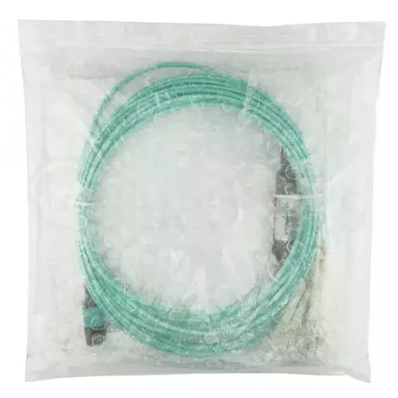 Cable de fibra óptica BlueOptics OCTCABLE10M-SR 10 m OM3 MPO a 4×LC aguamarina