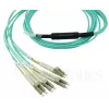 Cable de fibra óptica BlueOptics OCTCABLE10M-SR 10 m OM3 MPO a 4×LC aguamarina
