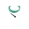 Cable de fibra óptica BlueOptics SFP5141EU10MKB 10 m OM3 MPO a 4×LC aguamarina