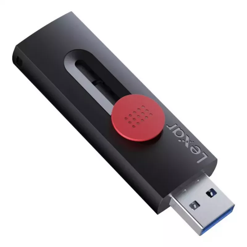 Unidad flash USB Lexar JumpDrive D300 64 GB, USB Type-A y Type-C, USB 3.2 Gen 1, negro