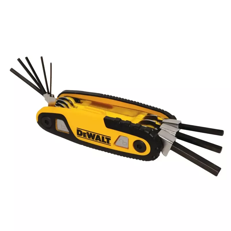 DeWalt DWHT0-70263 juego de llaves Allen de bolsillo, 8 piezas
