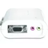 Conmutador KVM Trendnet TK-409K USB VGA 2048x1536 1,6 m con cable azul