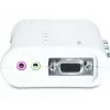 Conmutador KVM Trendnet TK-409K USB VGA 2048x1536 1,6 m con cable azul