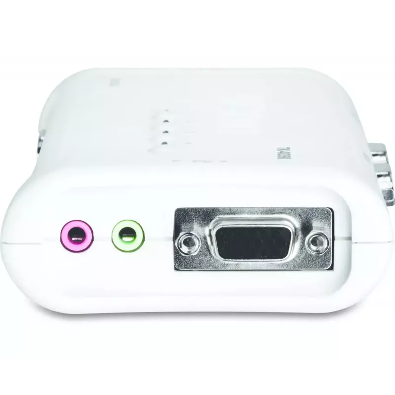 Conmutador KVM Trendnet TK-409K USB VGA 2048x1536 1,6 m con cable azul
