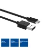 ACT Cable de carga/datos USB 3.2 Gen1 conector A macho - conector C macho 1 metro, nailon