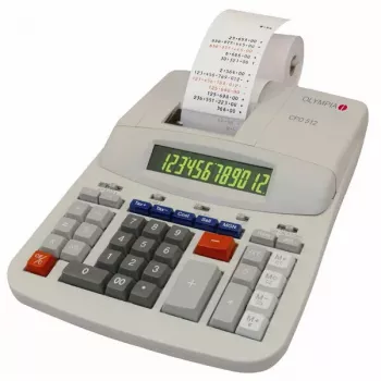 Calculadora de sobremesa con impresora Olympia CPD 512