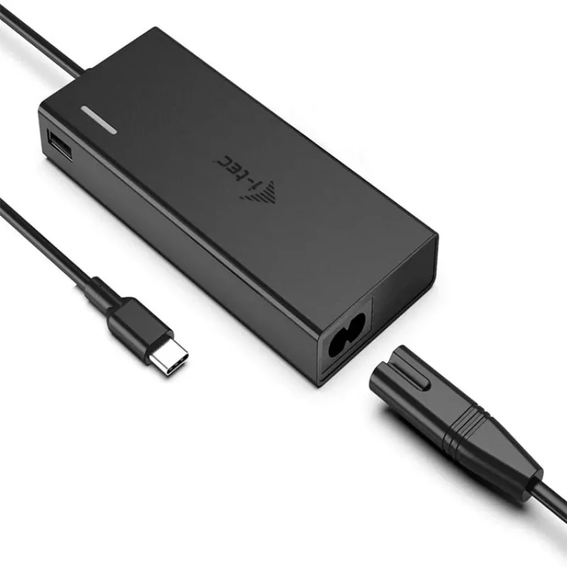 i-tec Metal USB-C Nano Dock HDMI/VGA con LAN + cargador universal 77 W