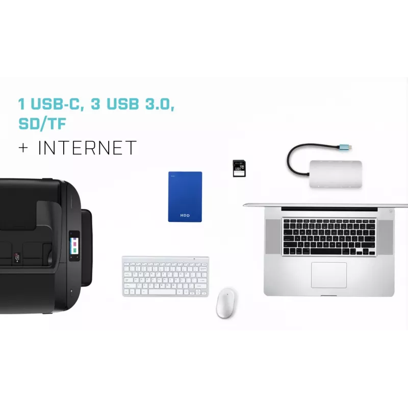 i-tec Metal USB-C Nano Dock HDMI/VGA con LAN + cargador universal 77 W