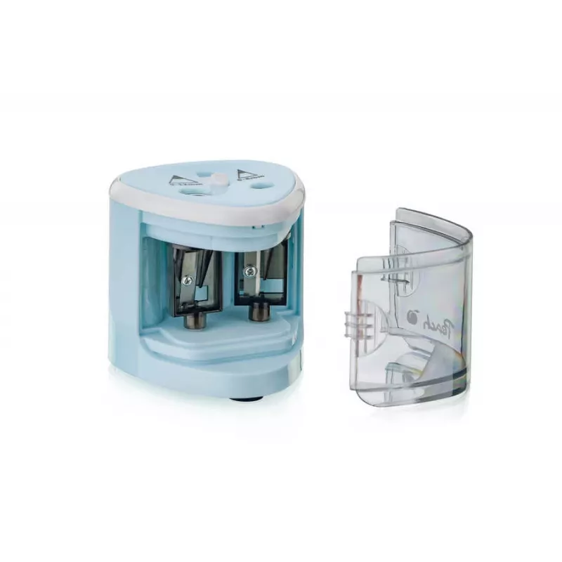 Peach PO102 sacapuntas eléctrico azul, blanco