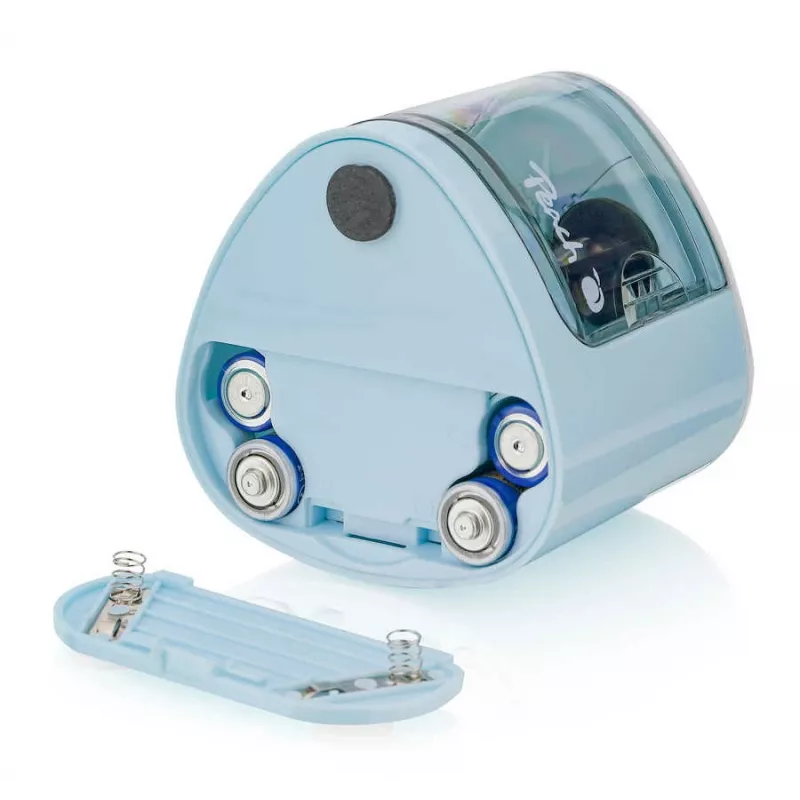 Peach PO102 sacapuntas eléctrico azul, blanco