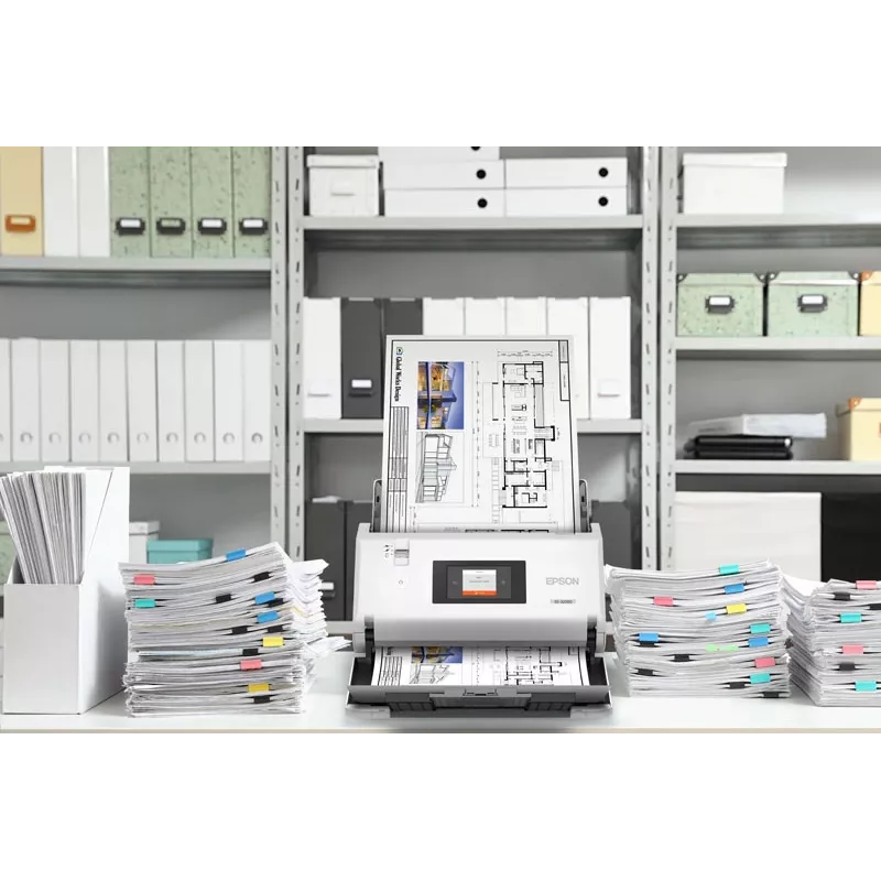 Escáner de alimentación Epson WorkForce DS-32000 600 x 600 DPI A3 blanco