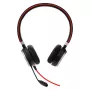 Jabra EVOLVE 40 UC Estéreo, con cable, oficina/centro de llamadas, 171 g, auricular, negro