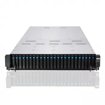 ASUS RS720-E11-RS24U Intel C741 Rack (2U) negro, plata