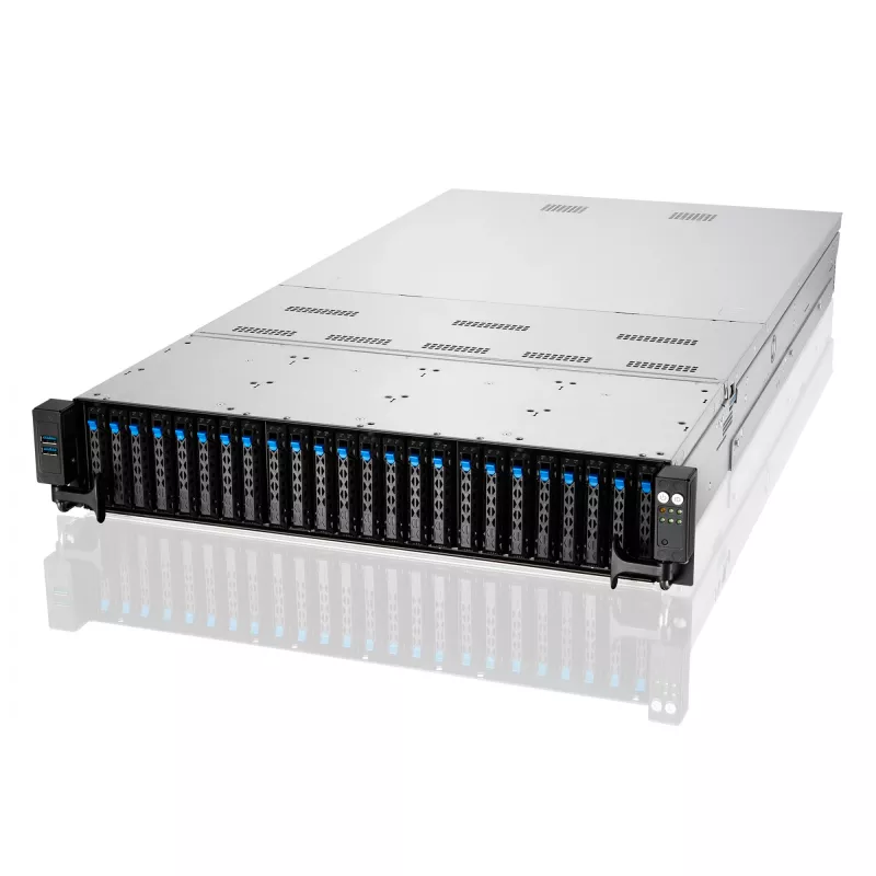 ASUS RS720-E11-RS24U Intel C741 Rack (2U) negro, plata