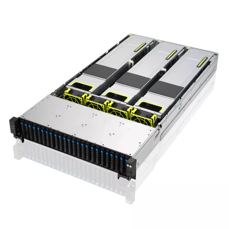 ASUS RS720-E11-RS24U Intel C741 Rack (2U) negro, plata