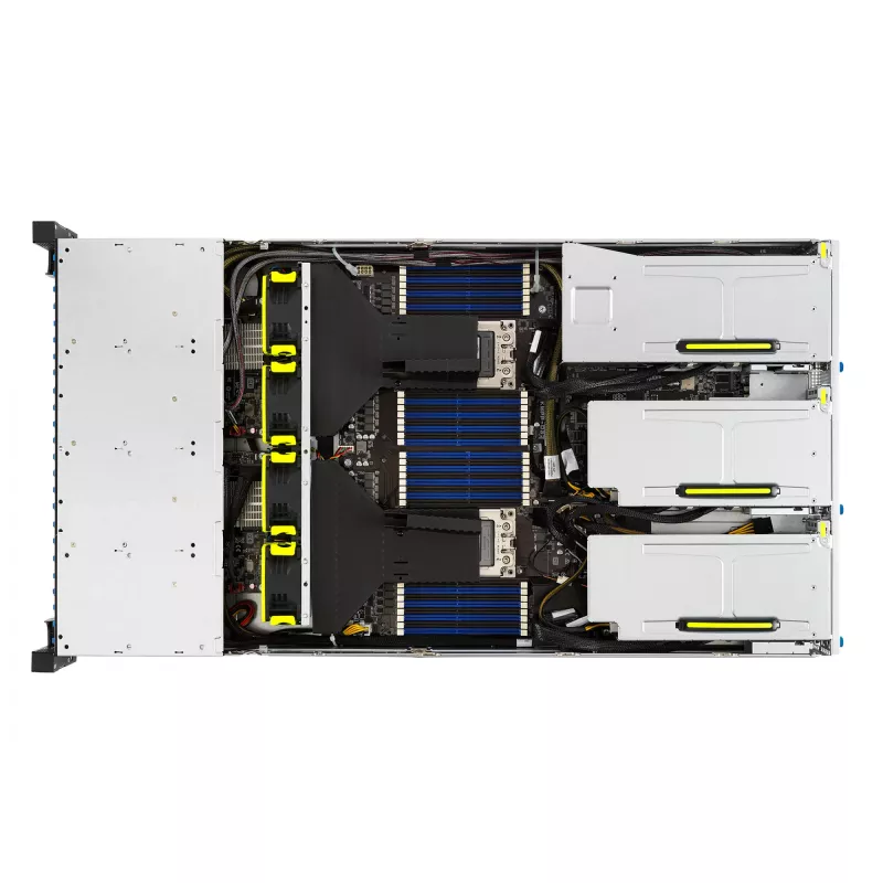 ASUS RS720-E11-RS24U Intel C741 Rack (2U) negro, plata