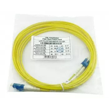 BlueOptics AK345A-BO Cable de fibra óptica InfiniBand 2 m LC amarillo