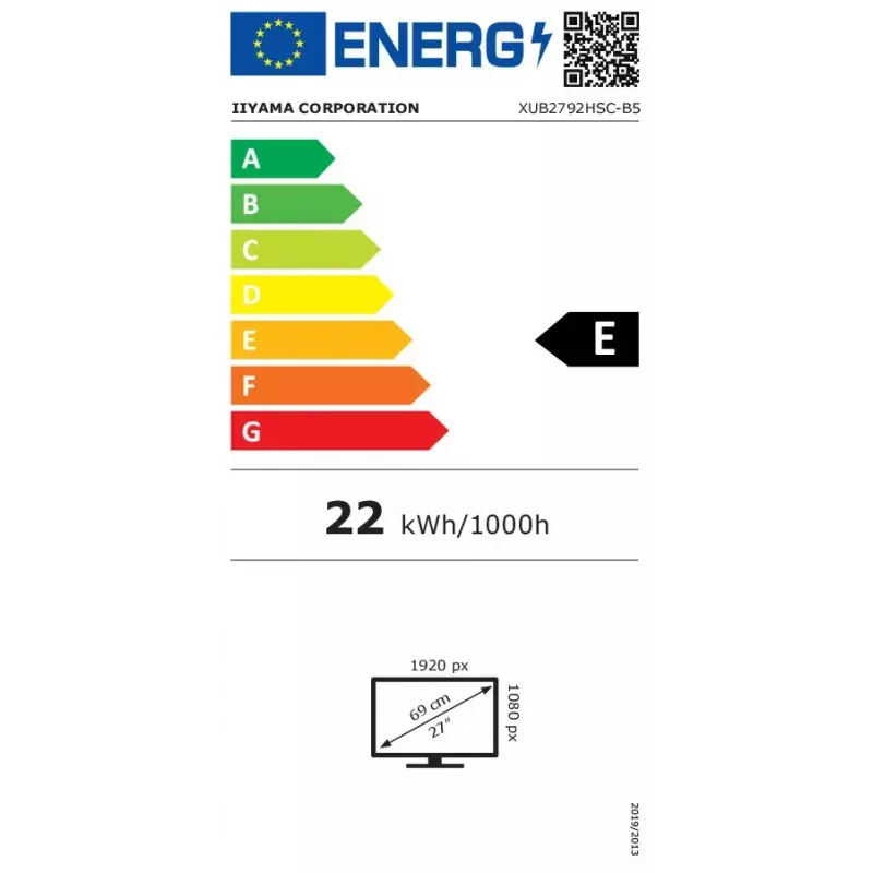 iiyama ProLite XUB2792HSC-B5 monitor de ordenador 68,6 cm (27 inch) 1920 x 1080 píxeles Full HD LED negro