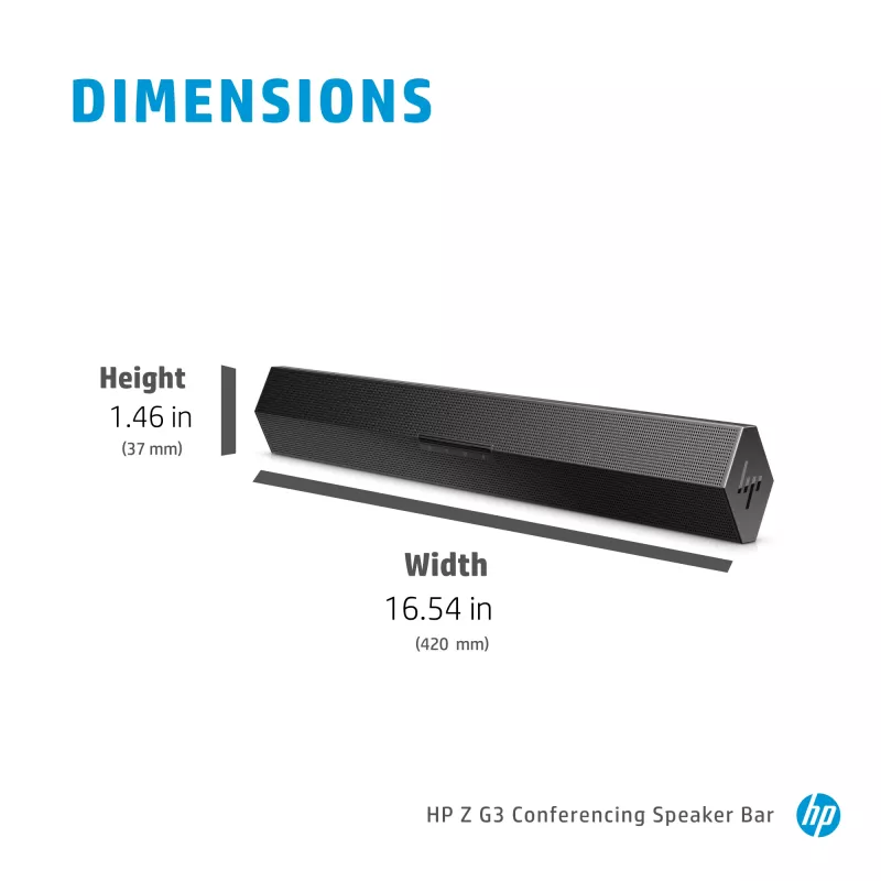 Z G3 sistema de conferencia con barra de sonido, negro