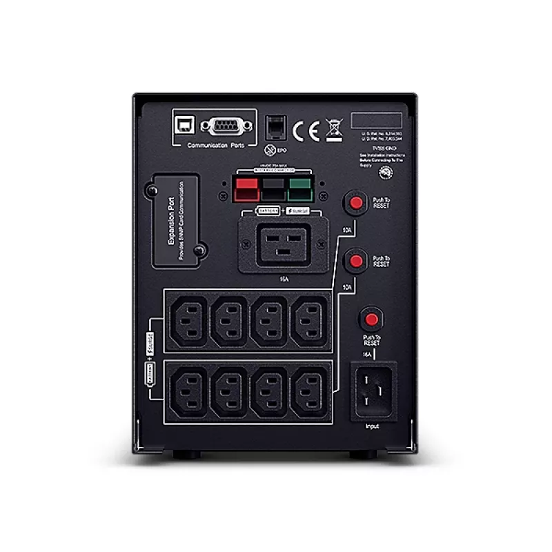CyberPower PR2200ELCDSXL sistema de alimentación ininterrumpida (SAI) Line-Interactive 2,2 kVA 1980 W 9 salidas AC