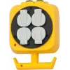 Alargador de corriente Brennenstuhl 1151160100 5m 4 tomas de CA para interior negro amarillo