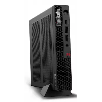 Lenovo ThinkStation P3 Tiny Intel® Core™ i7 i7-14700 32 GB DDR5-SDRAM 1 TB SSD NVIDIA RTX A1000 Windows 11 Pro Mini-PC Estación de trabajo negro