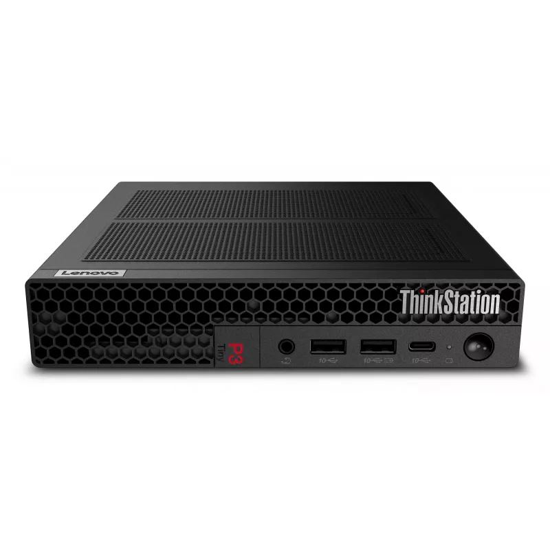 Lenovo ThinkStation P3 Tiny Intel® Core™ i7 i7-14700 32 GB DDR5-SDRAM 1 TB SSD NVIDIA RTX A1000 Windows 11 Pro Mini-PC Estación de trabajo negro