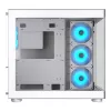 Caja PC semitorre Cougar FV150 ARGB Blanca — ATX/Micro-ATX/Mini-ITX, 3x120mm frontal, 1x120mm trasero, 2x3,5 inch + 2x2,5 inch bahías, USB 3.2 Gen1