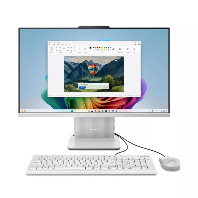 Lenovo IdeaCentre AIO 27AKP10 AMD Ryzen™ 7 250 68,6 cm (27 inch) 1920 x 1080 píxeles All-in-One PC 32 GB DDR5-SDRAM 1 TB SSD Windows 11 Home Wi-Fi 6 (802.11ax) Gris