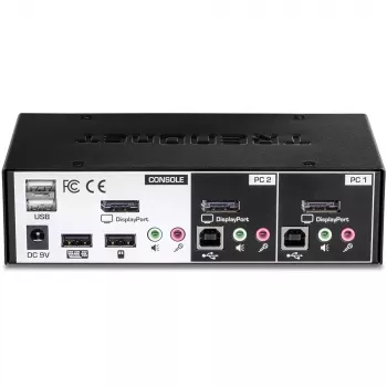 Switch KVM Trendnet TK-241DP negro