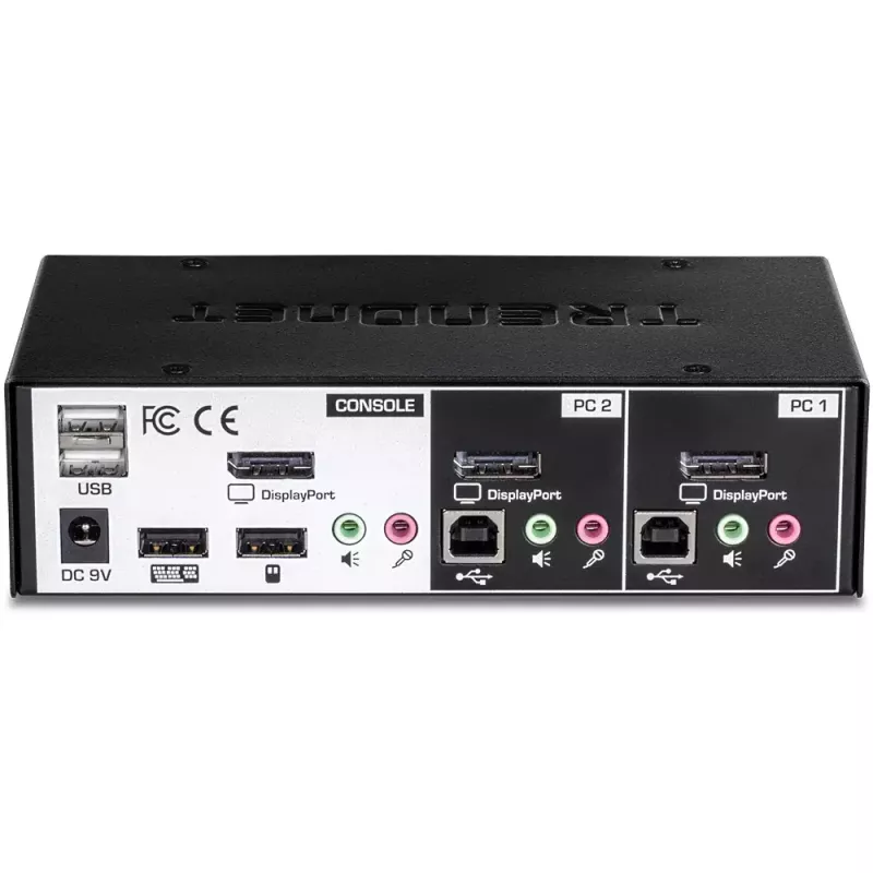 Switch KVM Trendnet TK-241DP negro