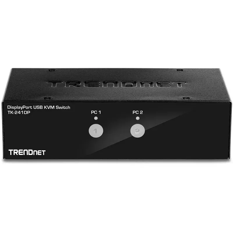 Switch KVM Trendnet TK-241DP negro