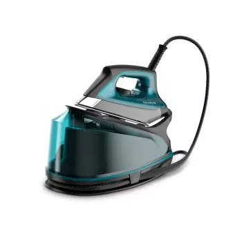 Rowenta DG7623 2200 W 1,1 L Microsteam 400 HD suela de planchado láser negra, azul