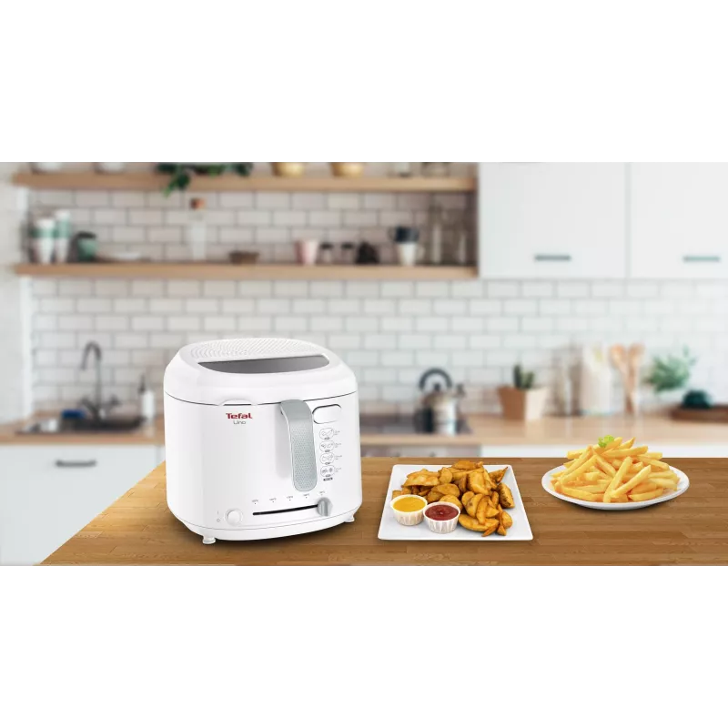Tefal Uno FF203130 Freidora individual 1,8 l de pie 1600 W Freidora blanca