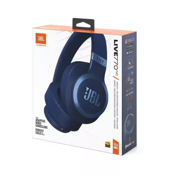JBL Live 770NC auricular inalámbrico de diadema llamadas/música Bluetooth azul