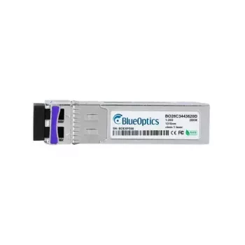 Transceptor SFP de fibra óptica BlueOptics 02310TEE-BO, interfaz cSFP, 1250 Mbit/s, plateado