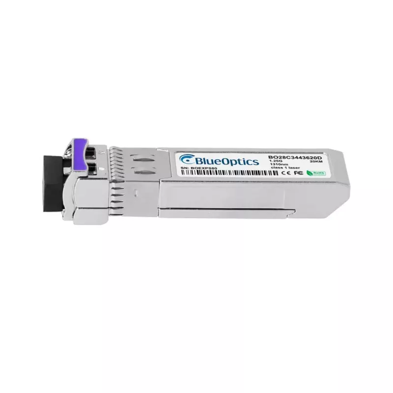 Módulo transceptor de red BlueOptics 1442010G1-BO – fibra óptica, cSFP, 125 Mbit/s, aluminio