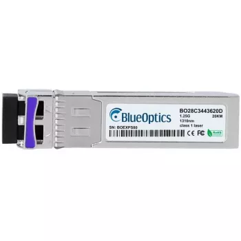Módulo transceptor de red BlueOptics AT-SPBD20DUAL-14-BO — SFP de fibra óptica, interfaz cSFP, conector LC, aluminio