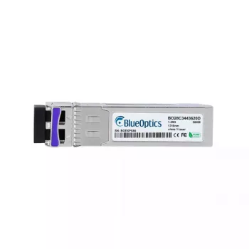 BlueOptics CSFP-BX1490-20-D-BO Transceptor cSFP de fibra óptica, 1250 Mbit/s, carcasa de metal, Plata