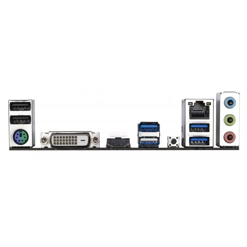 GIGABYTE A520M H Placa base - Compatible con CPUs AMD Ryzen 5000 Serie AM4, VRM Pure Digital de 4+3 fases, hasta 5100 MHz DDR4 (OC), PCIe 3.0 x4 M.2, GbE LAN, USB 3.2 Gen 1