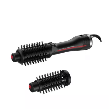 Rowenta K/Pro Stylist CF961L Cepillo de aire caliente con vapor Negro, Rojo 750 W 1,8 m
