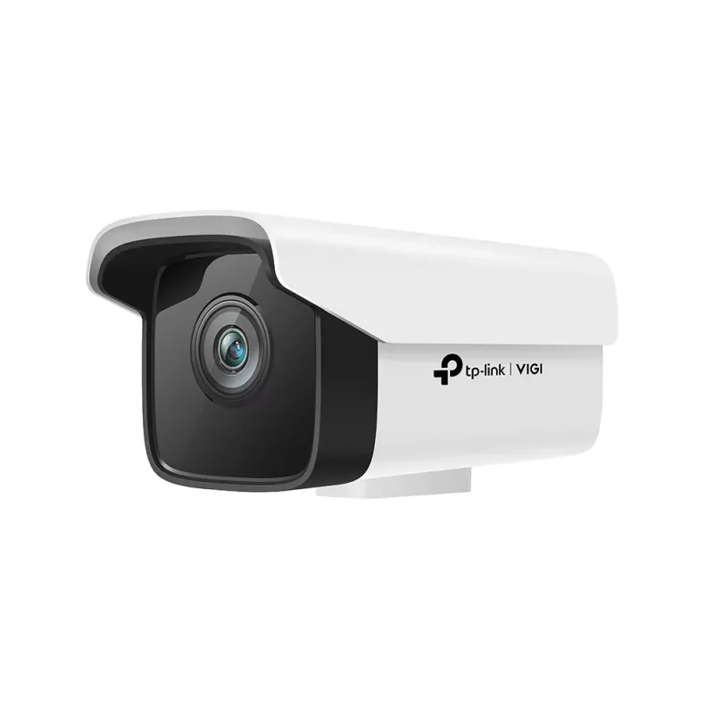 Cámara de seguridad IP TP-Link VIGI 3MP Cámara de red tipo bala para exteriores, 3 MP, 30 fps, visión nocturna 30 m, cableada, blanca